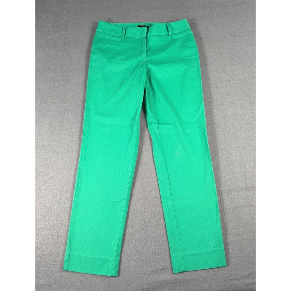Talbots‎ Hampshire Green Ankle Pant 2 Stretch Slim Fit Easter Resort Spring Prep